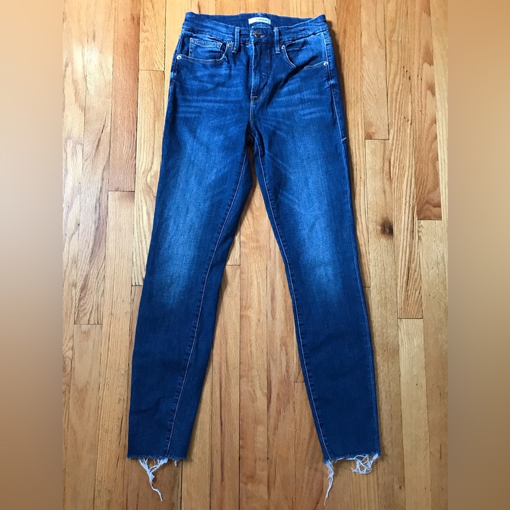 Good American Good Legs Indigo Skinny Jeans 27